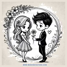 love in cartoon