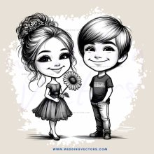 boy and girl drawing