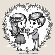 two people holding flowers in their hands