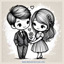 love story in black and white