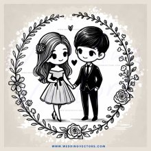 boy and girl embracing