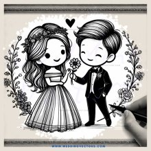 wedding engagement picture frame