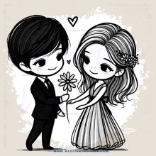 a cartoon couple