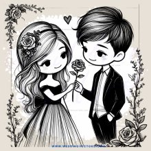 love with roses