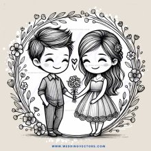 a heartwarming illustration of love and nature