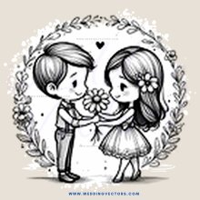 boy and girl hugging