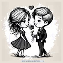boy and girl shake hands