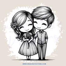 a couple holding hands and smiling
