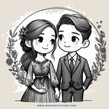 a young couple in love