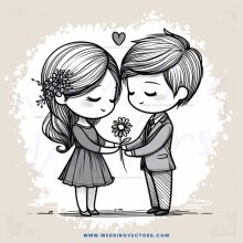 love with flowers and dandelions