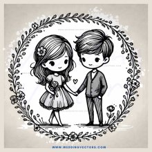 boy and girl embrace