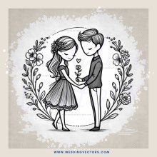 couple embracing in nature