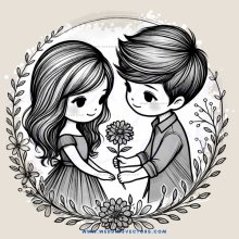two people standing together