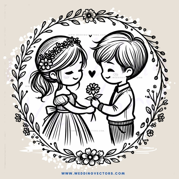 boy and girl embracing