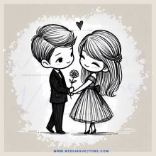 love story in black and white