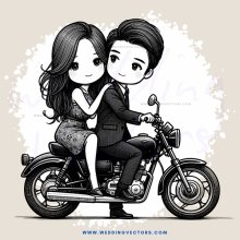 two people riding on a motorcycle