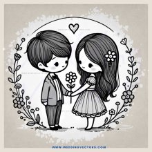the happy couple in love
