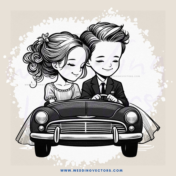 a boy and girl smiling together in a car