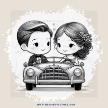 a boy and girl in a car