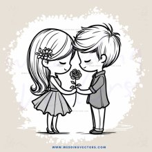 two people shaking hands over a flower