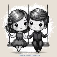 couple on swing enjoying their time together