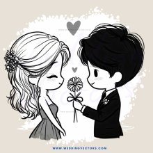 boy and girl leaning in for kissing