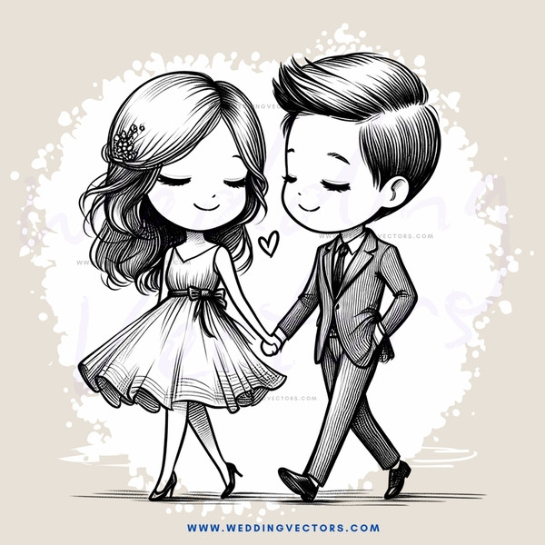 boy and girl walking together