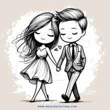 a couple holding hands