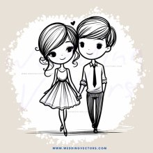 a couple in silhouette