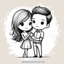 couple posing for picture with ring on finger