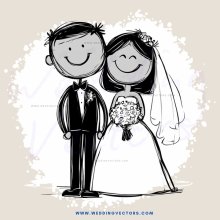 happy couple newlyweds