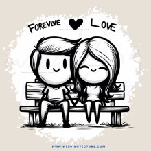 forever love picture with heart