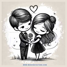 boy and girl embracing in love