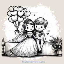 a couple sitting on a wall