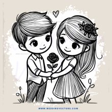 cartoon love story