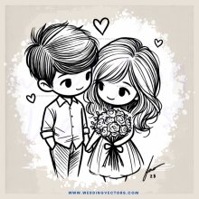 love story cartoon clip art