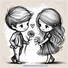 two kids holding flowers and dandelions