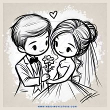 wedding picture of couple