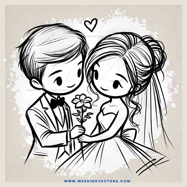 wedding picture of couple