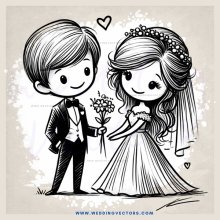 the bride and groom hold flower bouquets