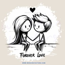 forever love cartoon