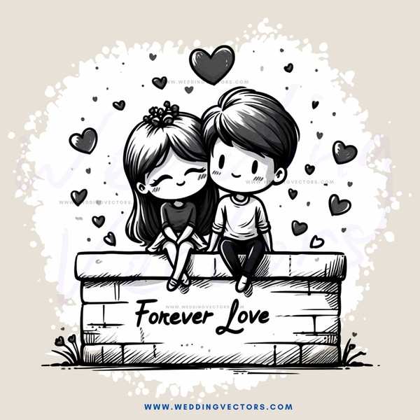 forever love cartoon picture