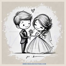 a man and woman hugging at their wedding