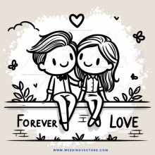 forever love cartoon