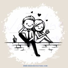 lovers on a bench