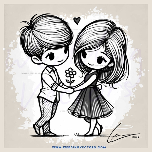 a young couple sharing a kiss