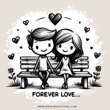 forever love drawing (cartoon)